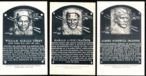 1958-63 Artvue B&W Hall of Fame Postcards- Type 2- 5 Diff