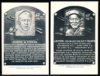 1958-63 Artvue B&W Hall of Fame Postcards- Type 2- 5 Diff