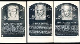 1958-63 Artvue B&W Hall of Fame Postcards- Type 2- 5 Diff