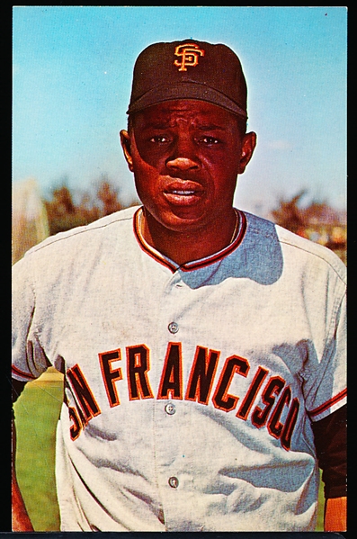 1968 Dexter Press Bb Postcard- Willie Mays, Giants