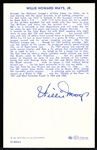 1968 Dexter Press Bb Postcard- Willie Mays, Giants