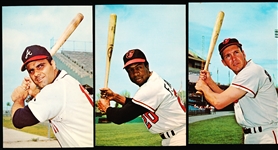 1968 Dexter Press Bb Postcards- 3 Diff