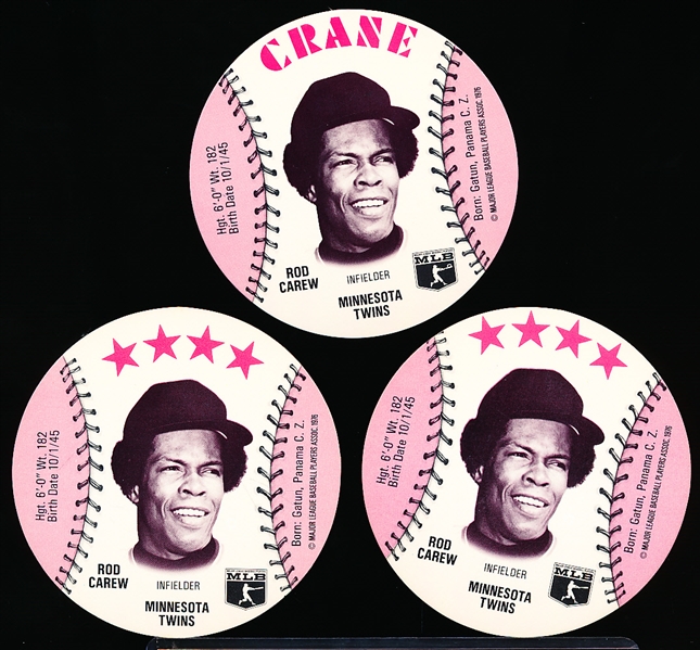 1976 MSA Bb Discs- Rod Carew- 6 Diff