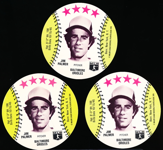 1976 MSA Bb Discs- Jim Palmer- 7 Diff
