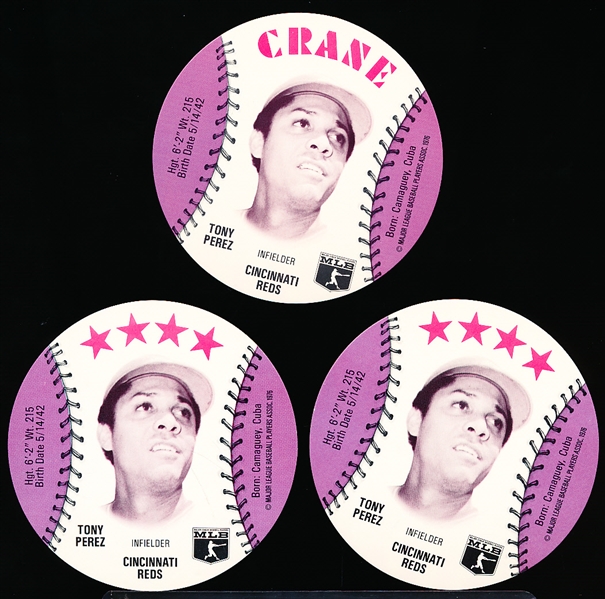 1976 MSA Bb Discs- Tony Perez- 7 Diff