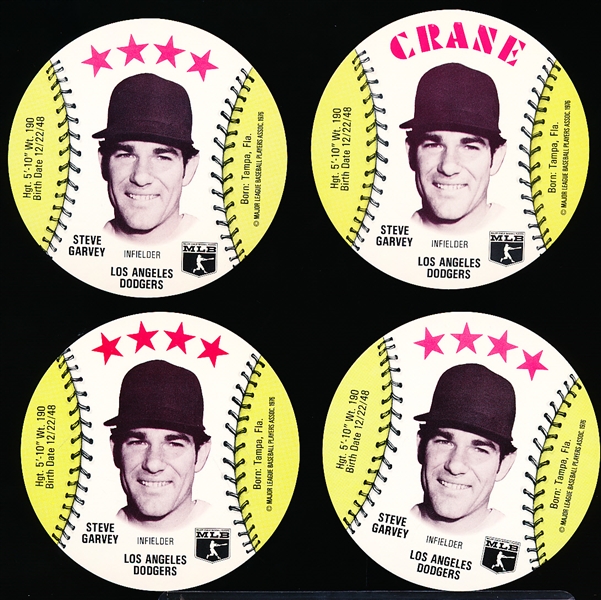 1976 MSA Bb Discs- Steve Garvey- 4 Diff