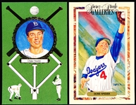 1990 Perez Steele Masterworks Postcards- Duke Snider Set of 5- #1099/10,000