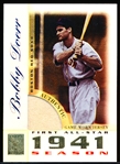 2003 Topps Tribute Bb- Perennial All Star Edition-#TR-BD Bobby Doerr- Authentic Game Worn Jersey Card (1941)