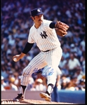 Autographed Jim “Catfish” Hunter New York Yankees MLB Color 8” x 10” Photo