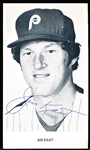 Autographed Jim Kaat Philadelphia Phillies MLB B/W 3 ½” x 5” Team Issued Photo