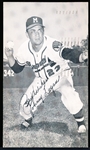 Autographed Johnny Logan Milwaukee Braves MLB J. D. McCarthy Postcard