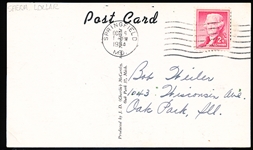 Autographed Sherm Lollar Chicago White Sox MLB J. D. McCarthy Postcard