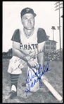 Autographed Dick Schofield Pittsburgh Pirates MLB J. D. McCarthy B/W Postcard