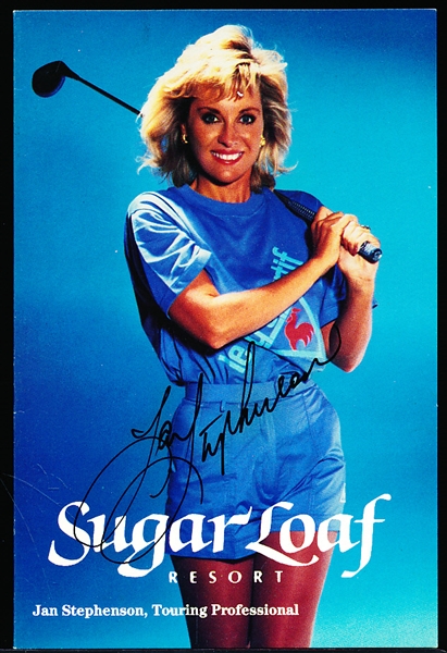 Autographed Jan Stephenson Sugar Loaf Resort Golf Club Scorecard