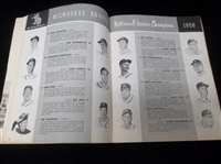 1958 World Series MLB Program- New York Yankees @ Milwaukee Braves