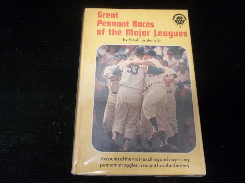 1967 Great Pennant Races of the Major Leagues, by Frank Graham, Jr.