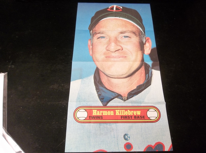 1972 Topps Poster Bsbl. #20 Harmon Killebrew