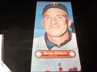 1972 Topps Poster Bsbl. #20 Harmon Killebrew