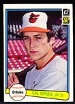 1982 Donruss Bsbl. #405 Cal Ripken, Jr. RC