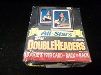 1989 Topps DoubleHeaders Bsbl.- 1 Unopened Factory Sealed Box