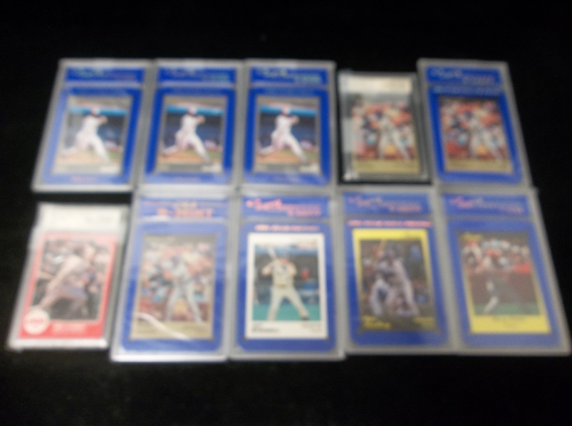 1989-92 Star Company Bsbl.- 11 Asst. Graded Cal Ripken, Jr. Promo Cards