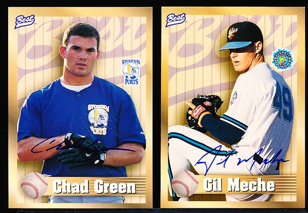1998 Best Minors Bsbl. “Autograph”- 2 Diff.