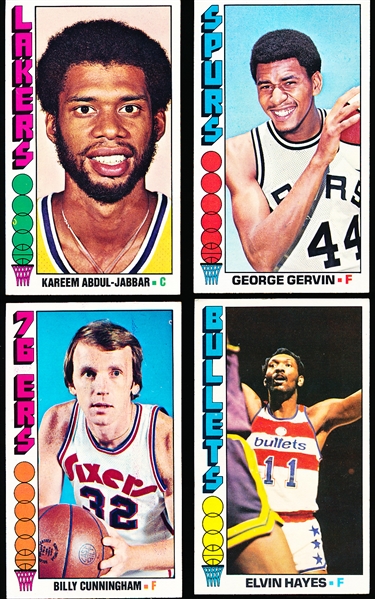 1976-77 Topps Bskbl.- 5 Asst. Stars