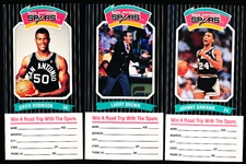 1989-90 Diamond Shamrock San Antonio Spurs NBA- 1 Complete Set of 8
