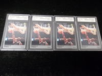 1994 Star Company Bskbl. Nova Promo- 4 Shaquille O’Neal Cards- All Graded CSA Mint 9!