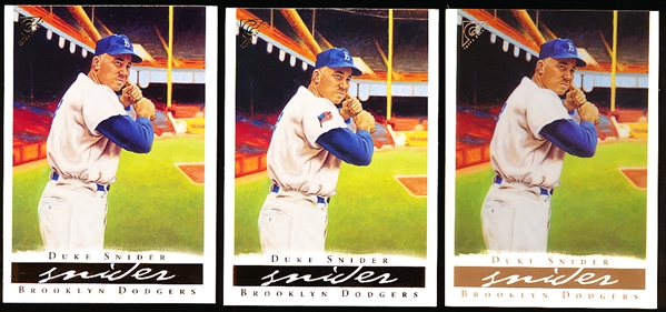 2003 Topps Gallery Bb- #29 Duke Snider, Brooklyn Dodgers- 3 Diff.