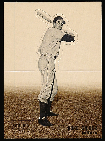 2012 Panini Golden Age Bb- “Stand-Up” Insert- #1 Duke Snider