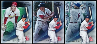 2016 Topps Gold Label Bb- #47 Stan Musial, Cardinals- 3 Diff.