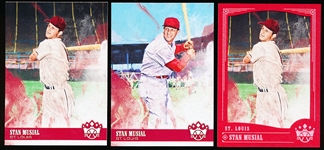 2018 Panini Diamond Kings Bb- #3 Stan Musial, Cardinals- 3 Diff.