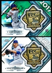 2018 Topps Chrome Bb- “Rookie Debut Medallion” Inserts- 2 Diff. Mets