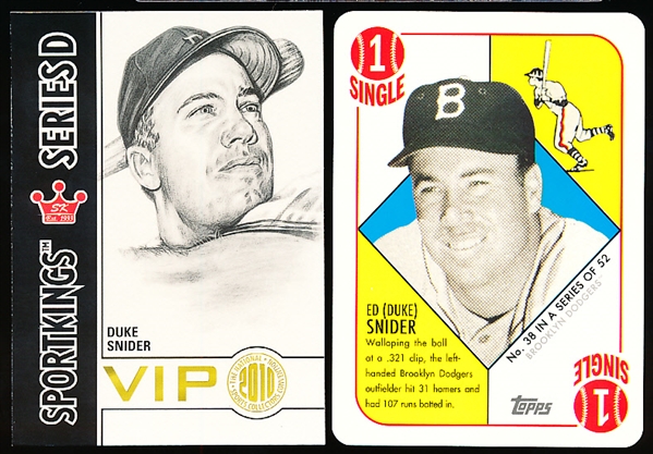 Duke Snider- 2 Diff. National Sports Collector’s Convention Cards