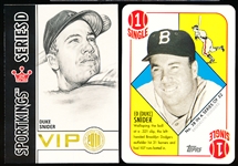 Duke Snider- 2 Diff. National Sports Collector’s Convention Cards