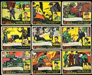 1936 Anonymous “G-Men & Heroes of the Law” (R60b) Complete Strip Card Set of 24 Individual Cards