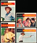 1958 Topps “T.V. Westerns” (R712-4)- 4 Diff. SP’s!