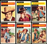 1958 Topps “T.V. Westerns” (R712-4)- 11 Diff. “Gunsmoke” Cards