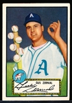 1952 Topps Baseball- #31 Gus Zernial, Phil A’s- Black Back