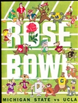 January 1, 1966 Rose Bowl College Ftbl. Program- Michigan State vs. UCLA