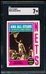 1974-75 Topps Basketball- #200 Julius Erving- SGC 7 (NM)