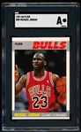 1987-88 Fleer Basketball- #59 Michael Jordan, Bulls- SGC A