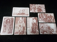 1925 Exhibit Supply Co. “Pirates” Postcard Backed Exhibit Cards- 7 Diff.