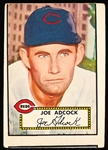 1952 Topps Baseball- Hi#- #347 Joe Adcock, Reds