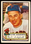 1952 Topps Baseball- Hi#- #364 Clyde Sukeforth, Pirates