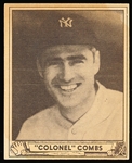 1940 Playball Bb- #124 Earle Combs, Yankees