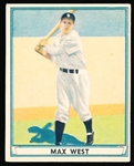 1941 Playball Bb- #2 Max West, Boston Bees