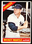 1966 Topps Bb- #50 Mickey Mantle, Yankees