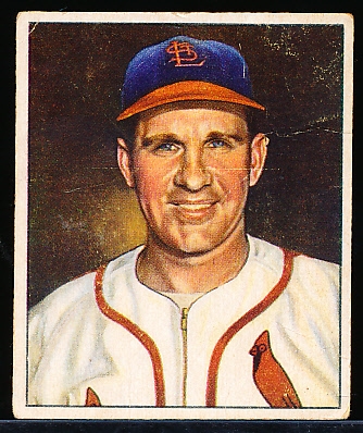 1950 Bowman Bb- #35 Enos Slaughter, Cards